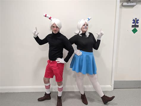 Thoughts on our Cuphead and Mugman cosplay? [Self] : cosplay