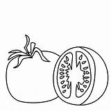 Tomato Coloring Pages  Best For Kids sketch template