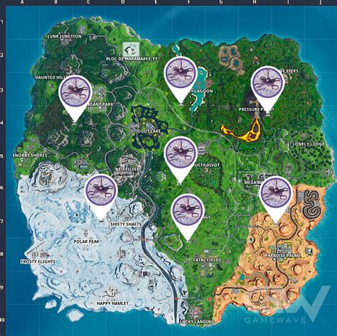 Fortnite : Défi semaine 1, saison 9 : Visiter toutes les plateformes aériennes - Fortnite - GAMEWAVE