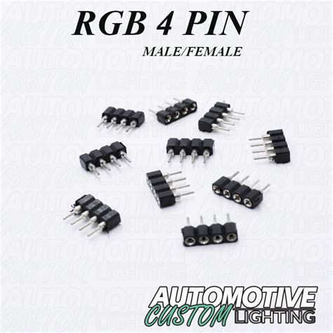 4 Pin RGB Connector - Automotive Custom Lighting