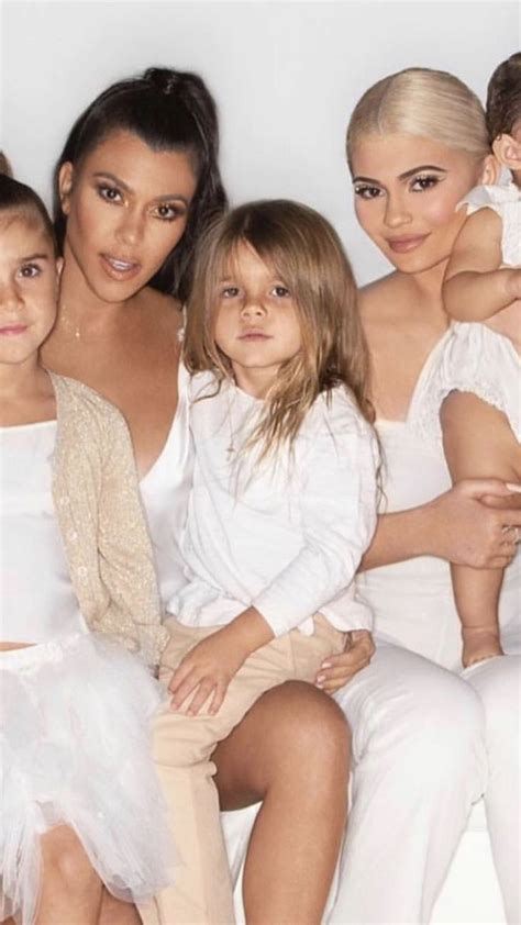 Kardashian Family Stunning White Dresses Photo