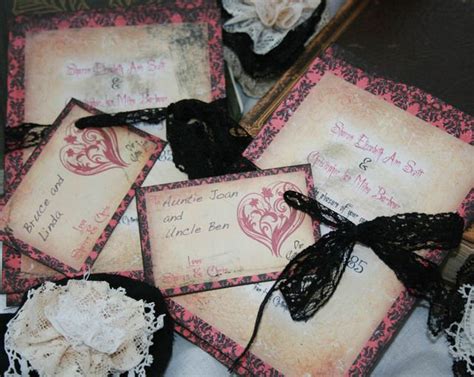 Gothic Wedding Invitations - Vintage Gothic theme | Gothic wedding ...