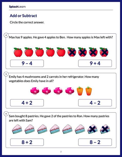 Kindergarten Math Worksheets - Free & Printable | SplashLearn