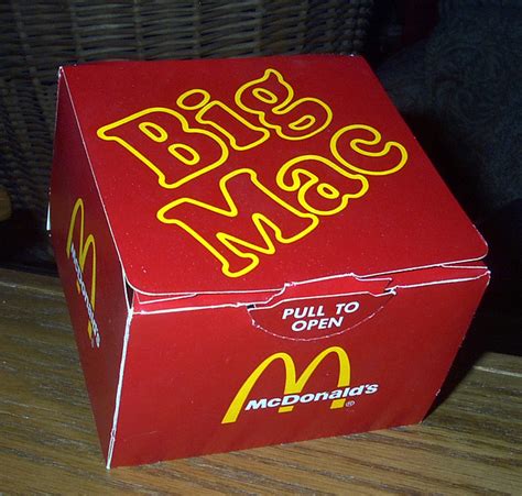 McDONALD'S BIG MAC BOX MID-70'S | wow! how i remember these!… | Flickr