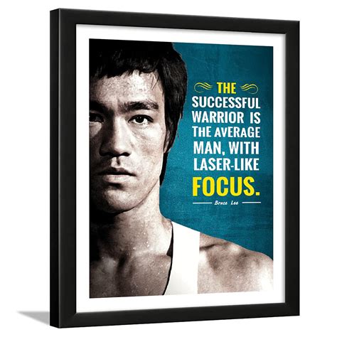 Buy Chaka Chaundh - Bruce Lee Quotes s with Frame - Bruce Lee Motivational Quotes Wall Frame ...