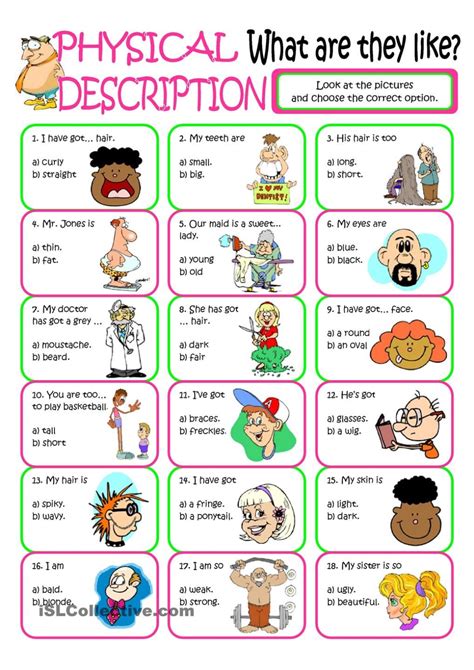 very simple descriptions worksheets - Búsqueda de Google | Describing ...