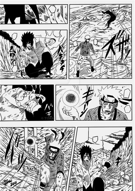 Naruto vs Sasuke manga panel by tokai2000 on DeviantArt