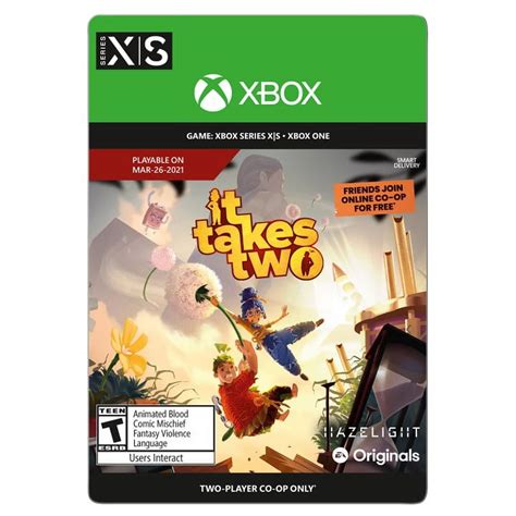 It Takes Two - Xbox Series X|S, Xbox One [Digital] - Walmart.com