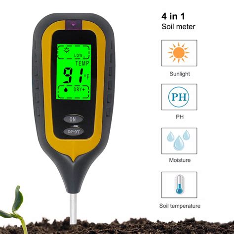 Soil Ph Tester Gardening Tools - Digital Zakka