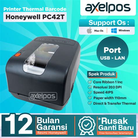 Promo Printer Thermal Label Barcode A6 Honeywell Pc42t Usb Lan Cicil 0% 3x - Jakarta Pusat ...
