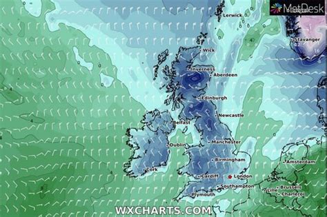 UK snow warning: Britain to be ENGULFED in brutal snow storms – new ...