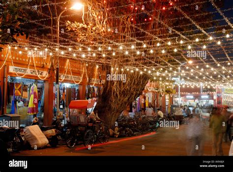 Street Lighting at Night for the Diwali Festival Jaipur Rajasthan India Stock Photo - Alamy