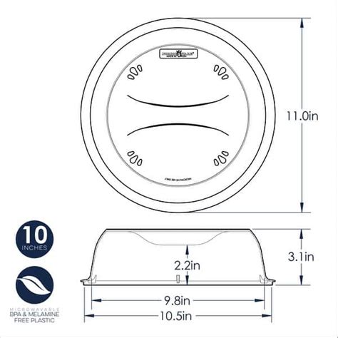 Nordic Ware Microwave Plate Cover, 10-Inch - Bed Bath & Beyond - 30025612