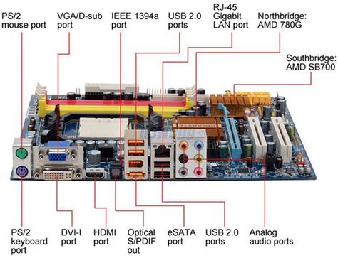 a+ Lab Exercises-identify The Connectors Names In A Motherboard.