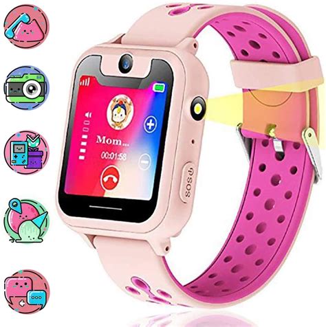 LNKOO Kids Smartwatch, Kids GPS Tracker Watch Smart Watch Phone for ...