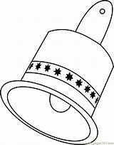 Big Bell Coloring Page For Kids  Free Christmas Bells Printable sketch template