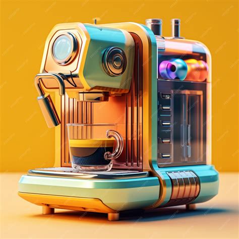 Premium AI Image | futuristic coffee machine