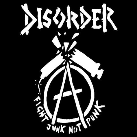 Disorder Stencil | Crust punk, Punk bands logos, Rock band posters