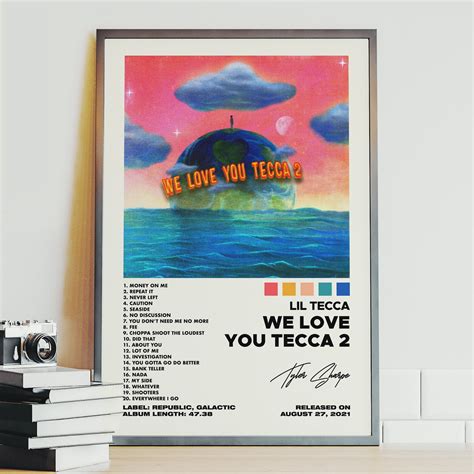 Lil Tecca Poster We Love You Tecca 2 Poster Lil Tecca | Etsy