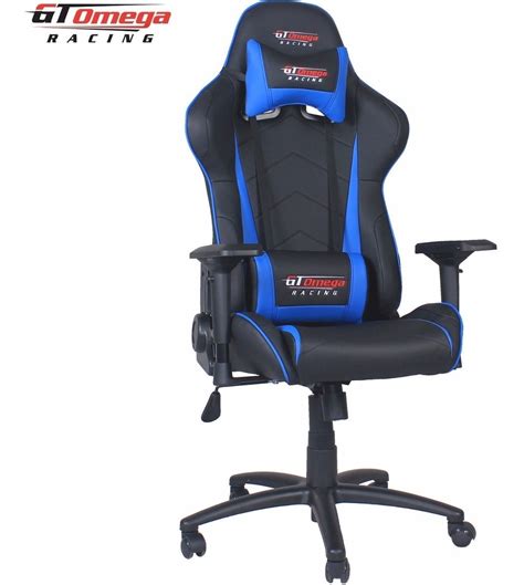 Silla Gt Omega Pro Racing Office Chair Black Next Blue Leath - $ 14,499.00 en Mercado Libre