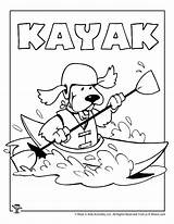 Kayak Coloring Pages  Home sketch template