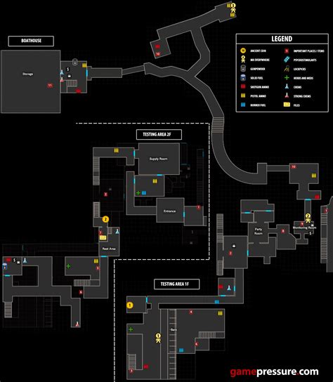 Resident Evil 7: Testing Area Map - Secrets | gamepressure.com