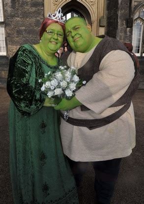 Sean and Catherine: Married At Last! from Bachelor Wedding As Retold Through Images Of Shrek | E ...