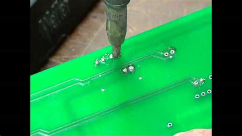 Desoldering Techniques using Vacuum removal tools. - YouTube