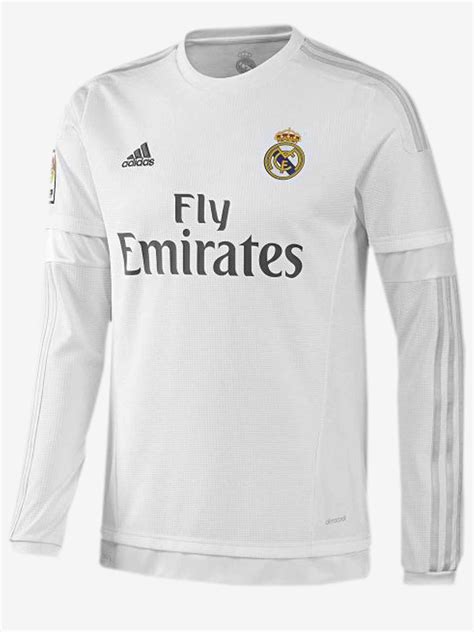 Real Madrid Home 2015-16 Long Sleeves Retro Jersey In India.