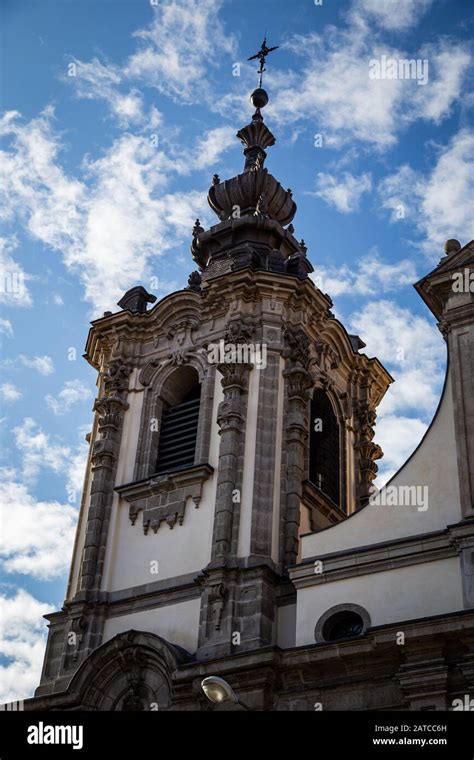 Architectural feature of a church, Madrid, Spain Stock Photo - Alamy