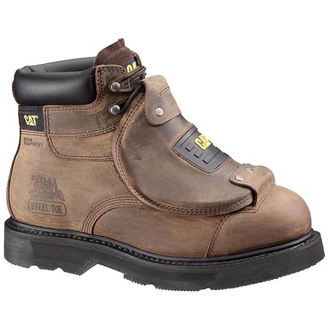 Men's CAT® 6 inch Assault Steel Toe Work Boots, Brown | Work boots, Work boots men, Caterpillar ...