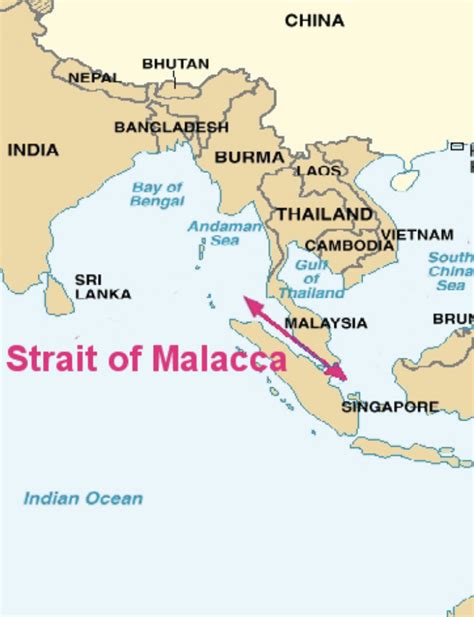 PATH: Strait of Malacca Strait Of Malacca, Bay Of Bengal, Straits, Oceans, Cambodia, Laos ...