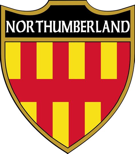 Northumberland Flag Shield Car Vinyl Stickers Decals Totally - Etsy