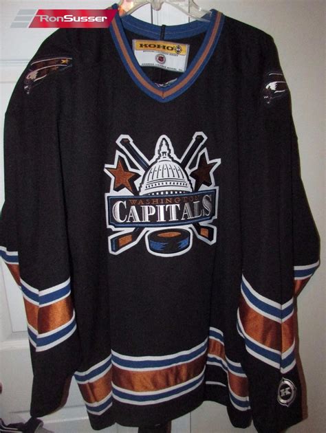 NHL Washington Capitals Black Jersey Size XXL by Koho Very High Quality ...