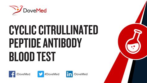 Cyclic Citrullinated Peptide Antibody Blood Test