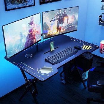 Best 5 Double/Dual Monitor Gaming Desks To Buy In 2022 Reviews