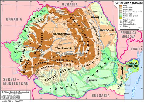 GEOGRAFILIA: Hărți relief România