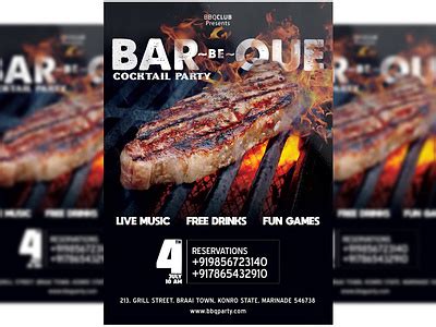 Barbeque Party Social Media designs, themes, templates and downloadable graphic elements on Dribbble