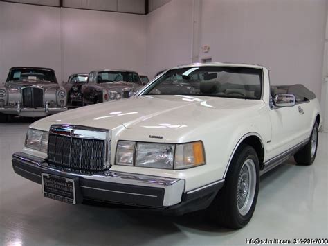 1988 LINCOLN CONTINENTAL MARK VII CONVERTIBLE — Daniel Schmitt & Company