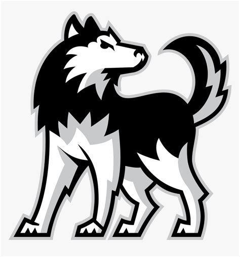 Clip Art Husky - Niu Huskie Logo, HD Png Download - kindpng