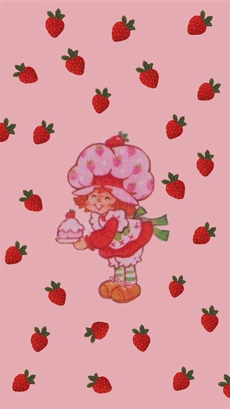 Strawberry shortcake cartoon, Cartoon wallpaper, Wallpaper iphone cute