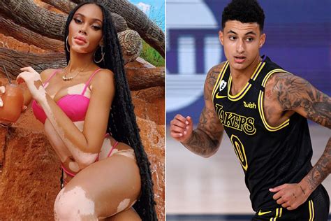 Winnie Harlow watches boyfriend Kyle Kuzma's game inside NBA bubble