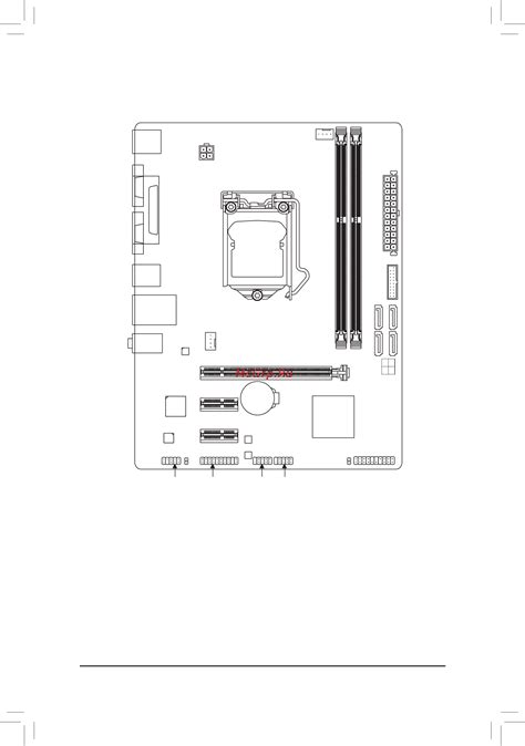 Gigabyte ga-h110m-ds2 [5/38] GA-H110M-DS2/GA-H110M-DS2 DDR3Motherboard Layout