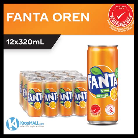 Fanta Orange Can 12 x 320ml | Lazada