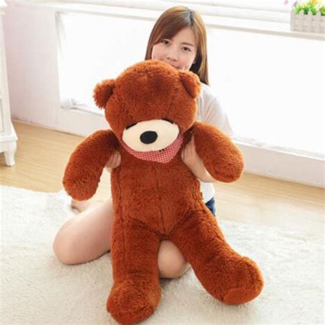 Delivery 4 Feet Brown Color Giant Teddy Bear to Philippines