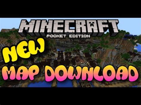 Minecraft Bedrock City MAP DOWNLOAD - YouTube