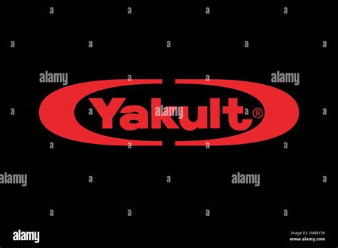 Yakult, Logo, Black background Stock Photo - Alamy