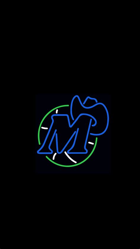 I made a neon Dallas Mavericks wallpaper (1920x1080) : r/Mavericks