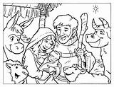 Free Printable Nativity Coloring Pages sketch template