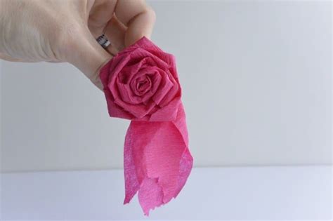 Crepe Paper Rose Tutorial